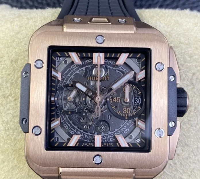 BB Factory Hublot SQUARE BANG UNICO 821.OX.0180.RX 1:1 Best Edition Replica Watch